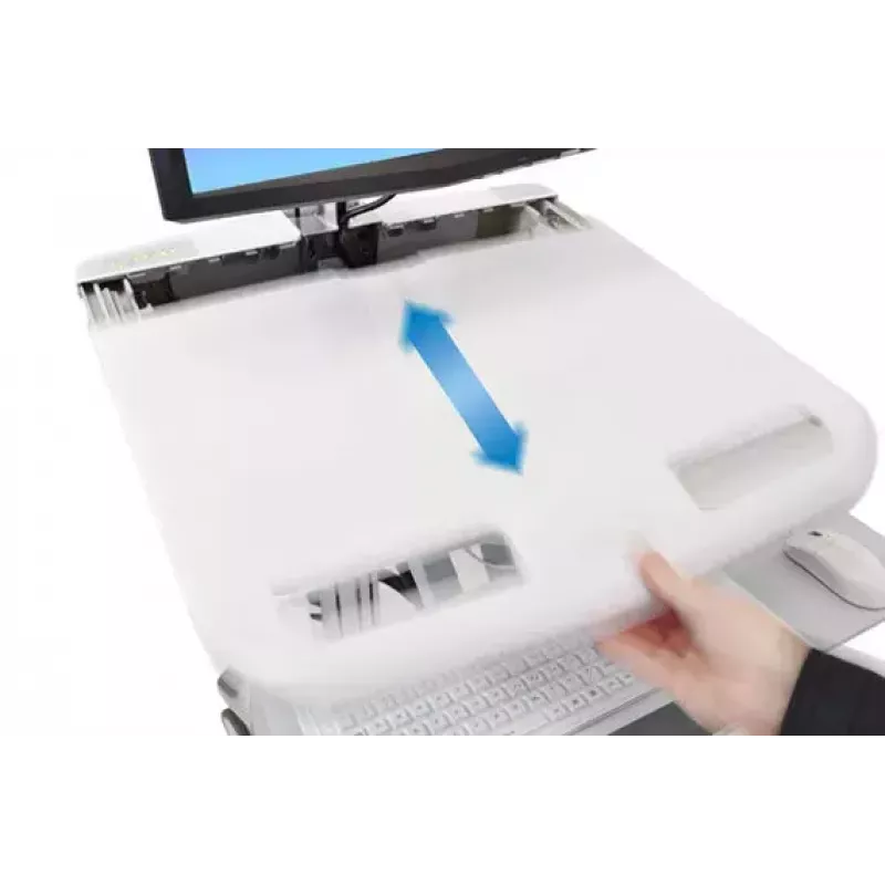 Carrinho multimédia Ergotron StyleView Alumínio Cinzento Branco