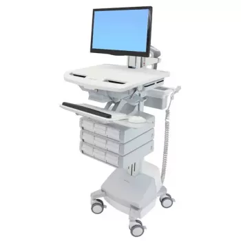 Carrinho multimédia Ergotron StyleView Alumínio Cinzento Branco