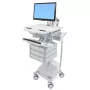 Carrinho multimédia Ergotron StyleView Alumínio Cinzento Branco