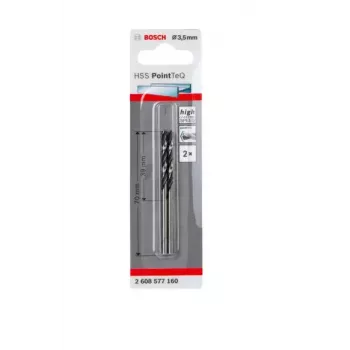 Brocas helicoidais HSS Bosch PointTeQ