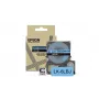 Fita de etiquetas Epson LK-6LBJ preto azul transferência térmica 2,4 cm
