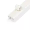 StarTech.com Canal de cabos sólido com fita adesiva e tampa, 19 mm L x 11 mm A – 1 m de comprimento, PVC ocultação de cabos de rede/alimentação/canal de parede, máx. 6 cabos, listado UL