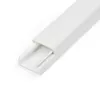StarTech.com Canal de cabos sólido com fita adesiva e tampa, 19 mm L x 11 mm A – 1 m de comprimento, PVC ocultação de cabos de rede/alimentação/canal de parede, máx. 6 cabos, listado UL
