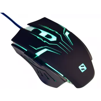 Rato Sandberg Eliminator, destro, USB Type-A, 2400 DPI, Preto