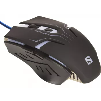 Rato Sandberg Eliminator, destro, USB Type-A, 2400 DPI, Preto