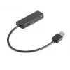 Adaptador de cabo USB 3.1 A SATA preto Akasa AK-AU3-07BK