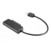 Adaptador de cabo USB 3.1 A SATA preto Akasa AK-AU3-07BK