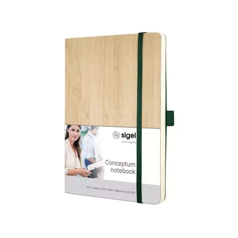 Caderno de notas Sigel Conceptum A5 194 folhas Bamboo bege
