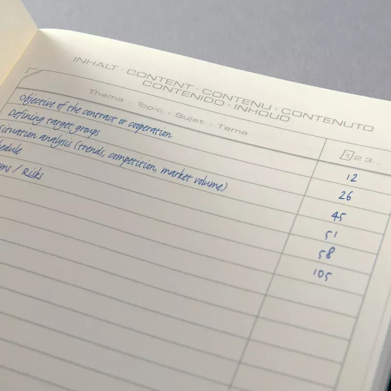 Caderno de notas Sigel Conceptum A5 194 folhas Bamboo bege