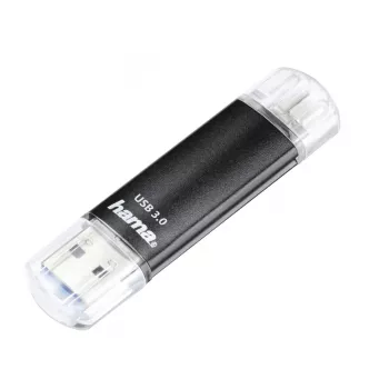 Pen drive Hama Laeta Twin 256 GB USB Type-A / Micro-USB 3.2 Gen 1 (3.1 Gen 1) preto
