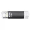 Pen drive Hama Laeta Twin 256 GB USB Type-A / Micro-USB 3.2 Gen 1 (3.1 Gen 1) preto