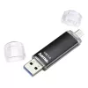 Pen drive Hama Laeta Twin 256 GB USB Type-A / Micro-USB 3.2 Gen 1 (3.1 Gen 1) preto