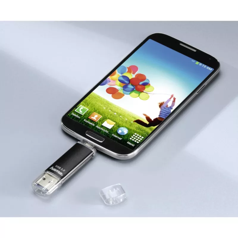 Pen drive Hama Laeta Twin 256 GB USB Type-A / Micro-USB 3.2 Gen 1 (3.1 Gen 1) preto