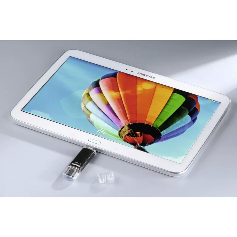 Pen drive Hama Laeta Twin 256 GB USB Type-A / Micro-USB 3.2 Gen 1 (3.1 Gen 1) preto