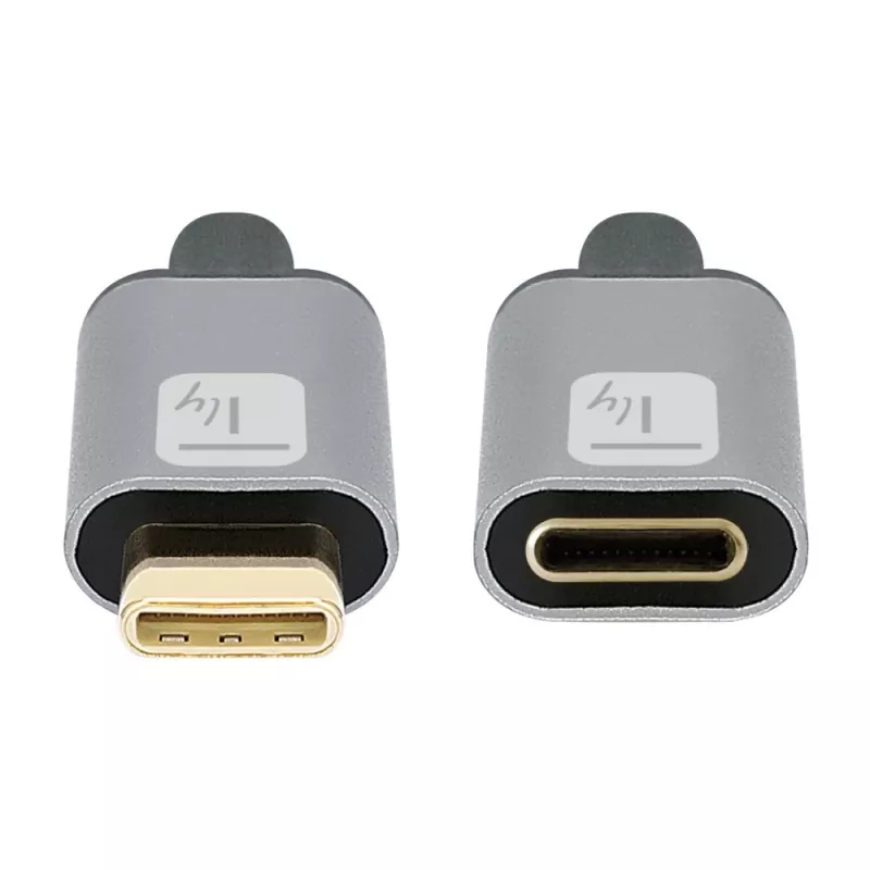 Cabo Techly USB 3.2 Gen 2 USB-C M/F 1m preto, 1 m, USB C, USB C, USB 3.2 Gen 2 (3.1 Gen 2), 10 Gbit/s, preto, cinzento