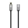 Cabo Techly USB 3.2 Gen 2 USB-C M/F 1m preto, 1 m, USB C, USB C, USB 3.2 Gen 2 (3.1 Gen 2), 10 Gbit/s, preto, cinzento