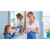 tesa Mini dispensador manual com tesafilm 19 mm x 10 m, azul/vermelho