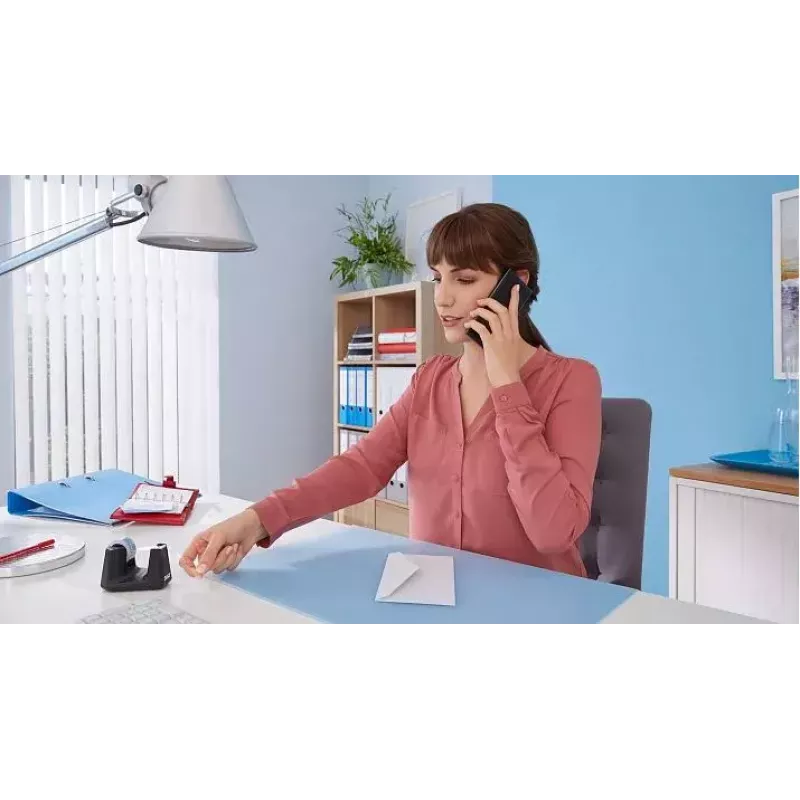 tesa Easy Cut Smart Dispensador de secretária, preto, plástico