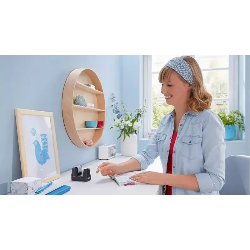 tesa Easy Cut Smart Dispensador de secretária, preto, plástico