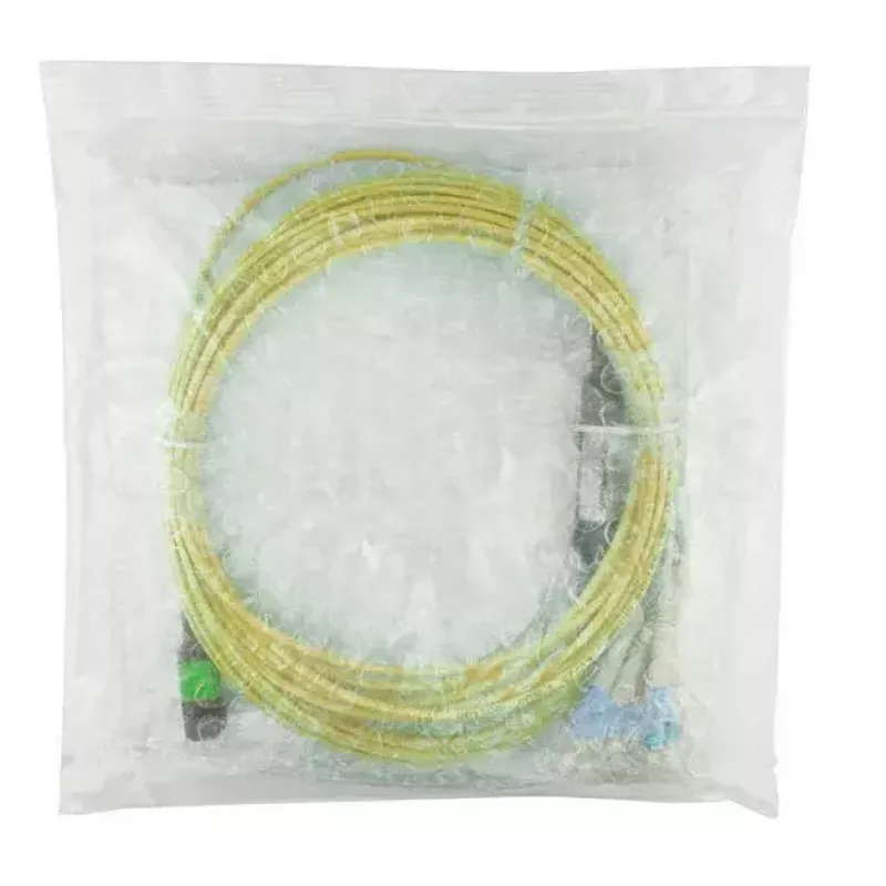 BlueOptics CBL-MPO12-4LC-SMF-1M cabo de fibra ótica InfiniBand MPO 4x LC 1 m