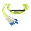 BlueOptics CBL-MPO12-4LC-SMF-1M cabo de fibra ótica InfiniBand MPO 4x LC 1 m