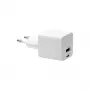 Carregador de parede UE d bramante re-charge Pro — USB‑C 25W + USB‑A 18W, 110–240V, interior, branco