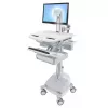 Carrinho multimédia Ergotron StyleView alumínio cinzento branco