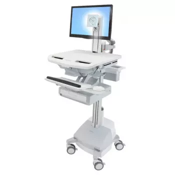 Carrinho multimédia Ergotron StyleView alumínio cinzento branco