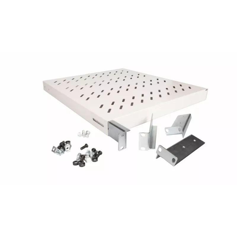 EQUIP EZVS-19-1-50-G Prateleira variável para rack 19" 1U, 500 mm, cinzento claro