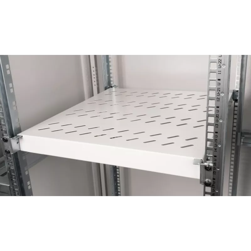 EQUIP EZVS-19-1-50-G Prateleira variável para rack 19" 1U, 500 mm, cinzento claro