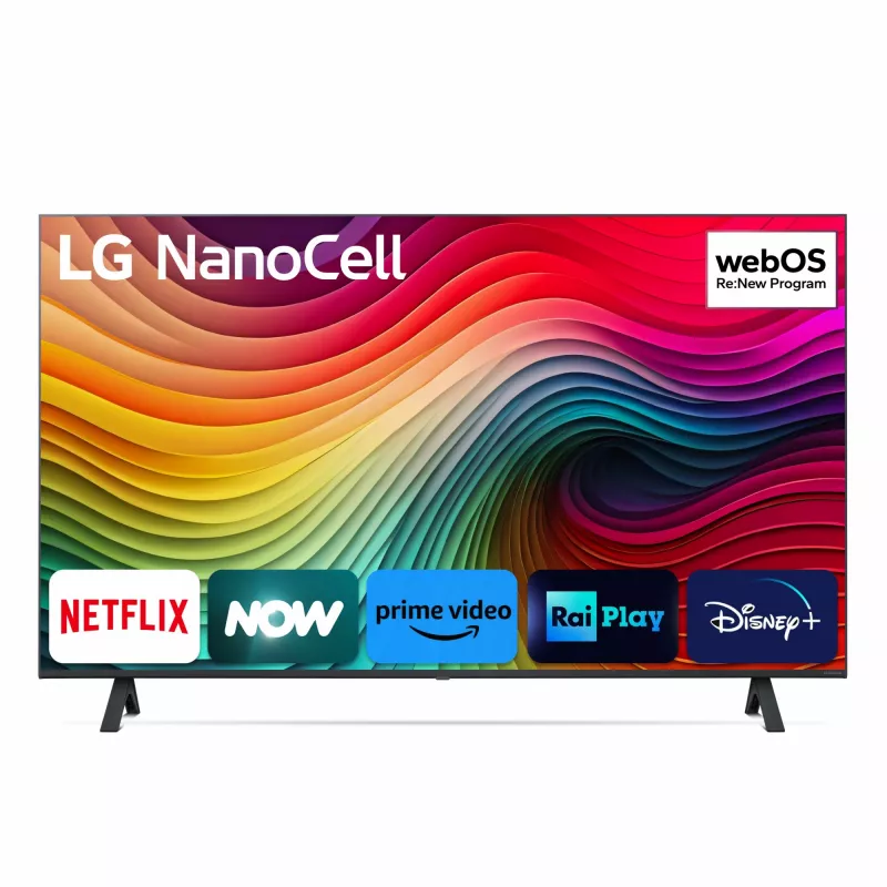 LG NanoCell 43NANO82T6B 109,2 cm (43 polegadas) 4K Ultra HD Smart-TV WLAN Castanho