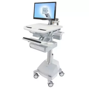 Carrinho multimédia Ergotron StyleView alumínio cinzento branco