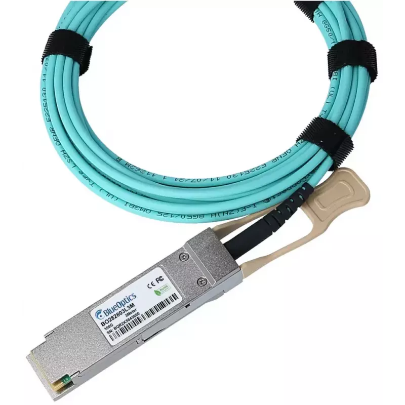 Cabo InfiniBand BlueOptics UACC-AOC-QSFP28-15M-BO QSFP28 QSFP28 15m turquesa