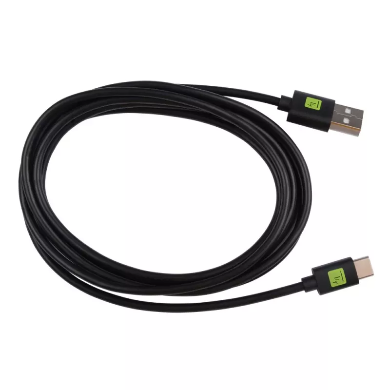 Cabo USB Techly ICOC MUSB20-CMAM20T USB 2.0 2 m USB A USB C preto