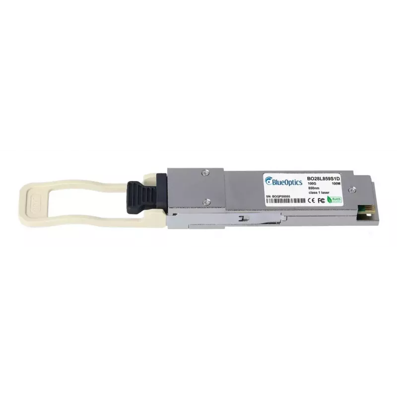 Módulo transceptor de rede BlueOptics PAN-T-Q28-100GBASE-SR4-BO QSFP28 MTP/MPO