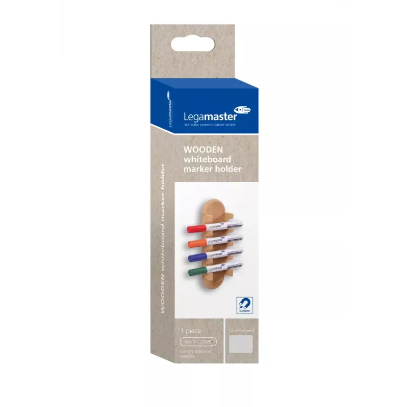 Suporte de quadro Legamaster WOODEN porta-marcadores para quadro branco magnético
