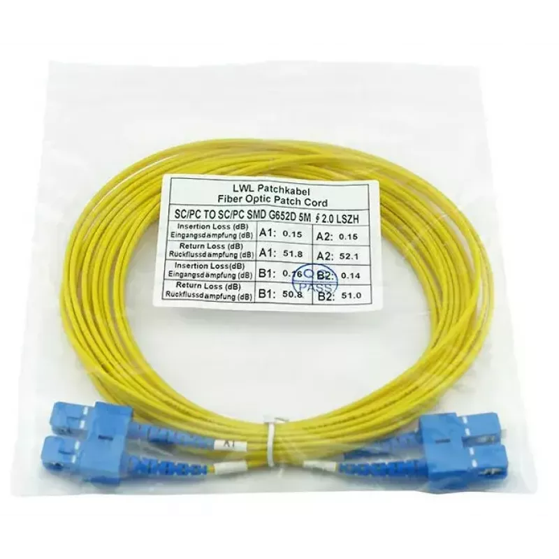 Cabo de fibra ótica InfiniBand BlueOptics SFP3232BU7.5MK 7,5 m SC