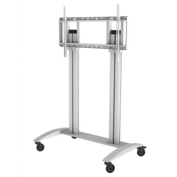 Suporte/carrinho multimédia Peerless SR598W branco ecrã plano