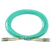 BlueOptics 050502K512000005M-BO Cabo patch de fibra ótica duplex (compatível com Corning), LC-UPC/LC-UPC, multimodo OM3 50/125 µm, 5 m