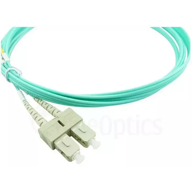 BlueOptics 055702T512000005M-BO Cabo patch de fibra ótica duplex (compatível com Corning), LC-UPC/SC-UPC, multimodo OM3 50/125 µm, 5 m
