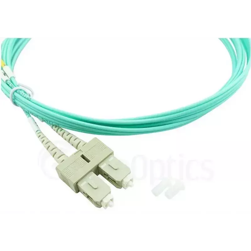 BlueOptics 055702T512000005M-BO Cabo patch de fibra ótica duplex (compatível com Corning), LC-UPC/SC-UPC, multimodo OM3 50/125 µm, 5 m