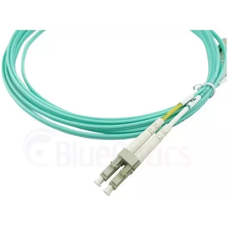BlueOptics 055702T512000005M-BO Cabo patch de fibra ótica duplex (compatível com Corning), LC-UPC/SC-UPC, multimodo OM3 50/125 µm, 5 m