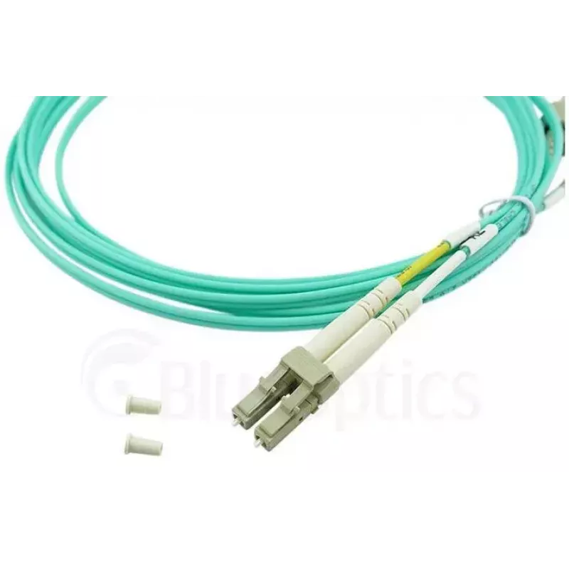 BlueOptics 055702T512000005M-BO Cabo patch de fibra ótica duplex (compatível com Corning), LC-UPC/SC-UPC, multimodo OM3 50/125 µm, 5 m