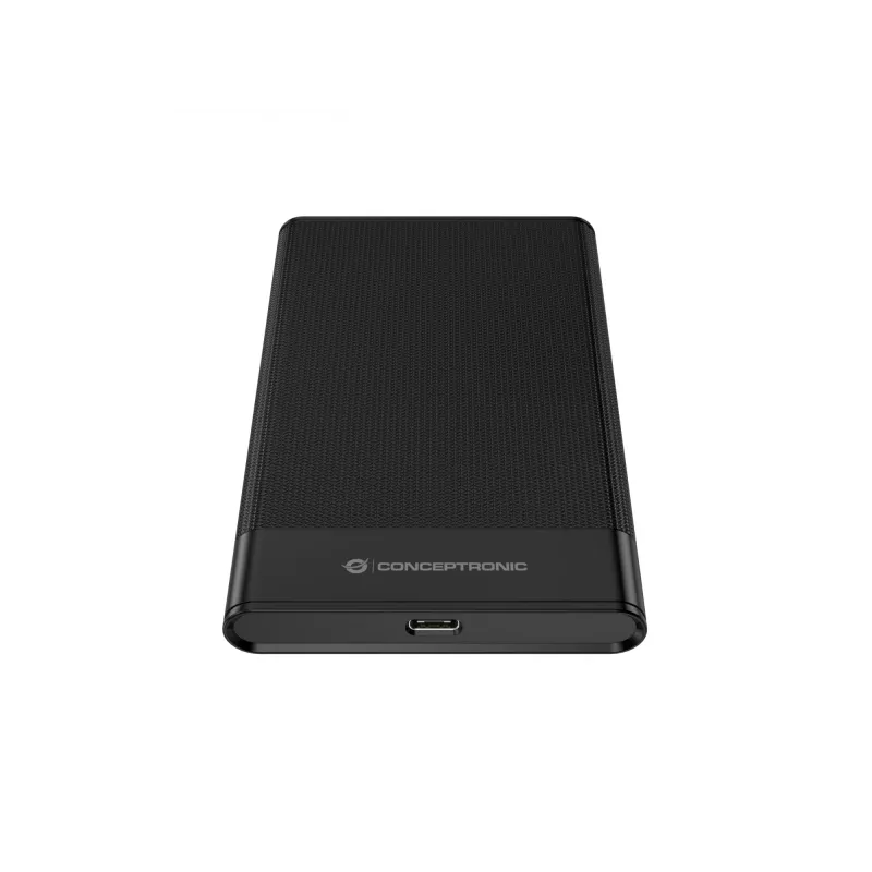 Caixa para disco de 2,5 polegadas Conceptronic DANTE06B USB 3.0, caixa HDD/SSD, 2,5 polegadas, Serial ATA III, 6 Gbit/s, ligação USB, preto