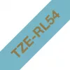 Fita para impressora de etiquetas Brother TZE-RL54 dourado sobre azul