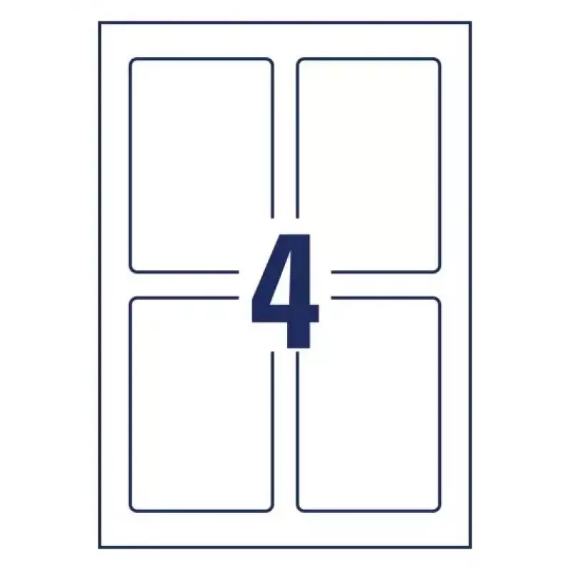 Suporte de cartaz Avery cinzento-claro etiqueta de impressora autocolante A4