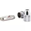 Conector coaxial Schwaiger KVB29 531 prateado metal plástico