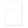 Etiquetas autoadesivas MediaRange MRINK142 Branco 150 unid.