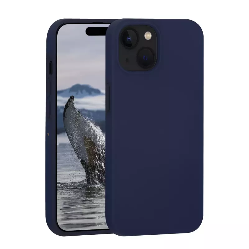 Capa MagSafe Iceland Ultra D3O dbramante1928 para iPhone 17e/16e/SE, azul-escuro (IU61DABL1912)