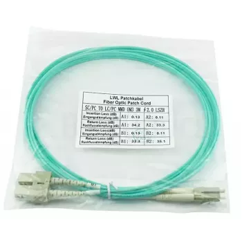 Cabo de fibra ótica InfiniBand BlueOptics SFP3132EU7.5MK 7,5 m LC SC aqua